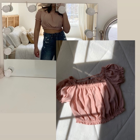 Pink summer crop top - Picture 3 of 4